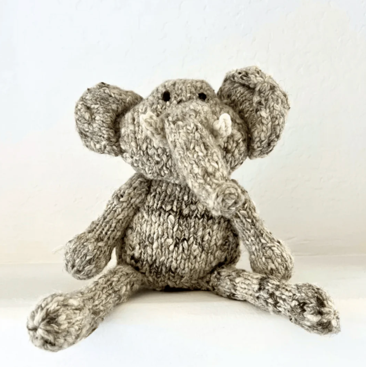 Organic Knit Toy / Elliott the Elephant