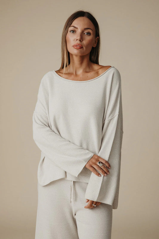 Retreat Cotton Twist / Pullover - Silver + Salt