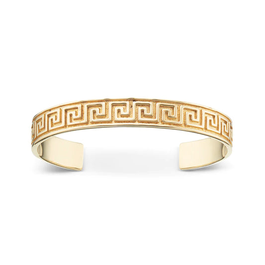 Olympia Greek Key Cuff Bangle