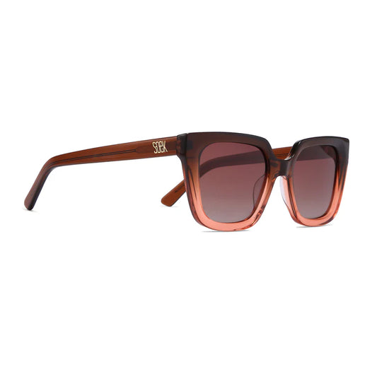 Soek Harper Ombre Brown Sunglasses