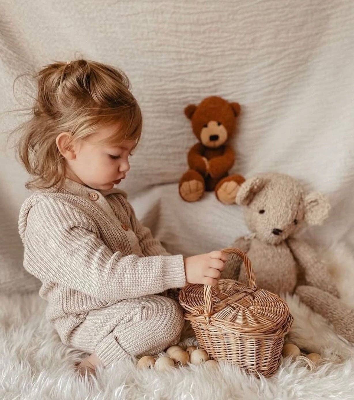 Organic Knit Toy / Alfred the Bear