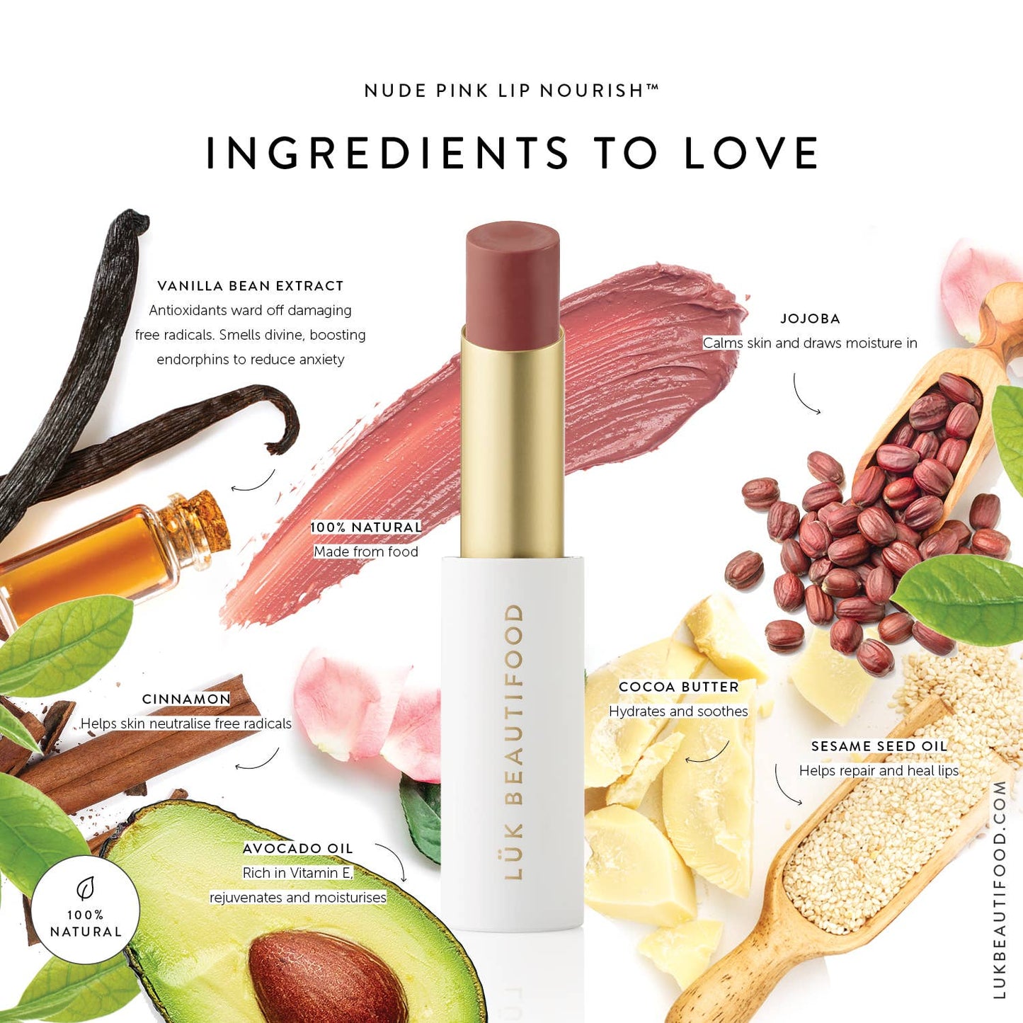 Lipstick / Lip Nourish - Nude Pink