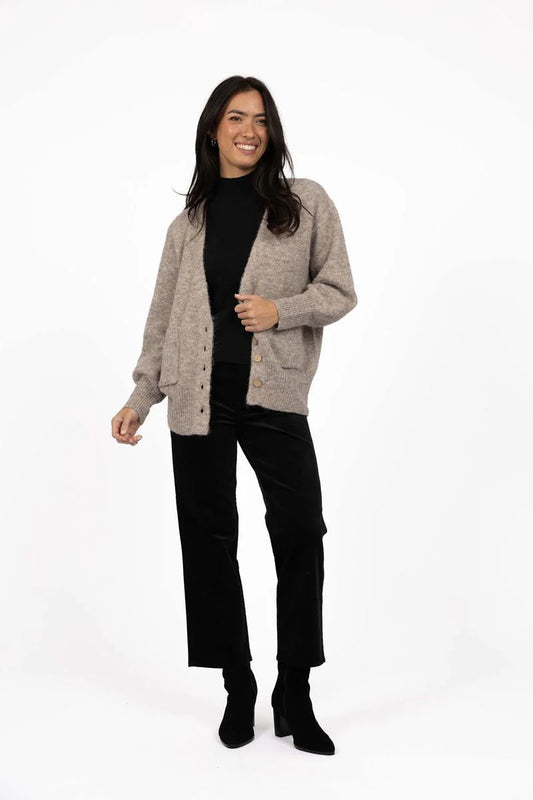 Riley Knit Cardi / Hazelnut