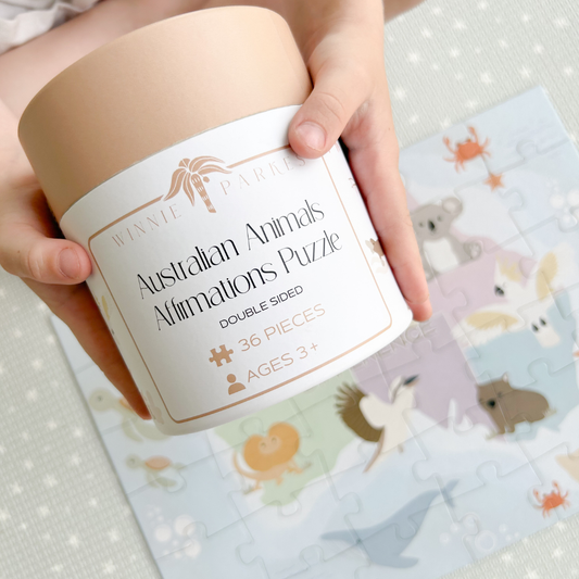 Australian Animals Affirmations Puzzle / Double Sided