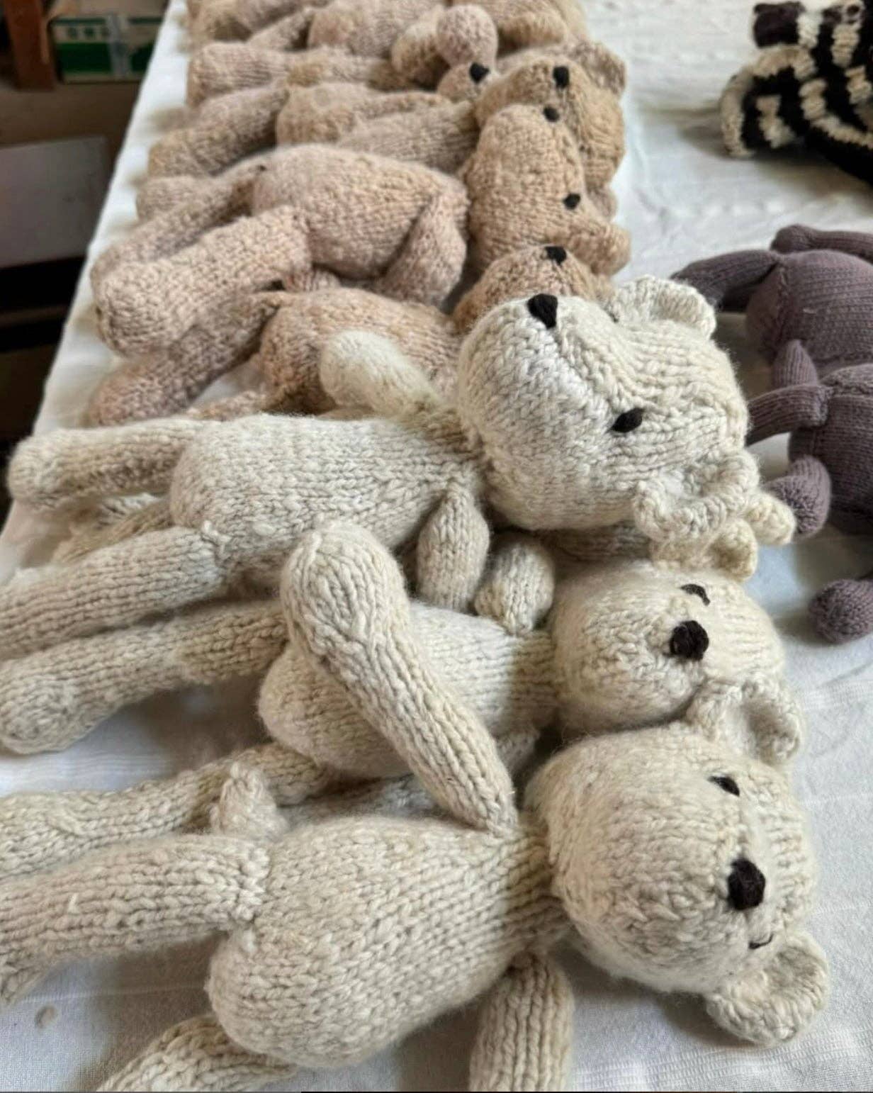 Organic Knit Toy / Alfred the Bear