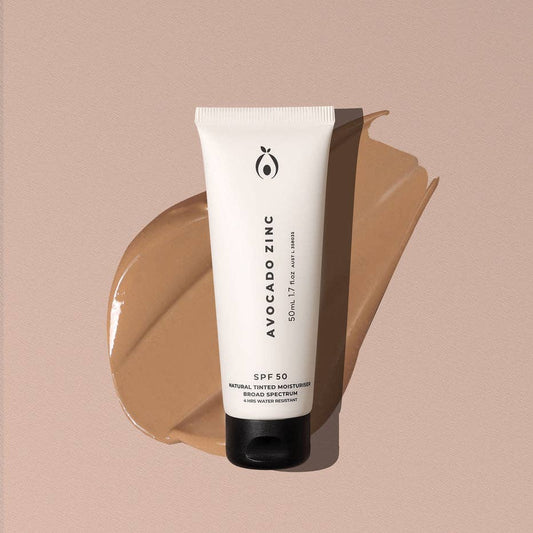 SPF 50 Natural Tinted Moisturiser: Medium-Dark