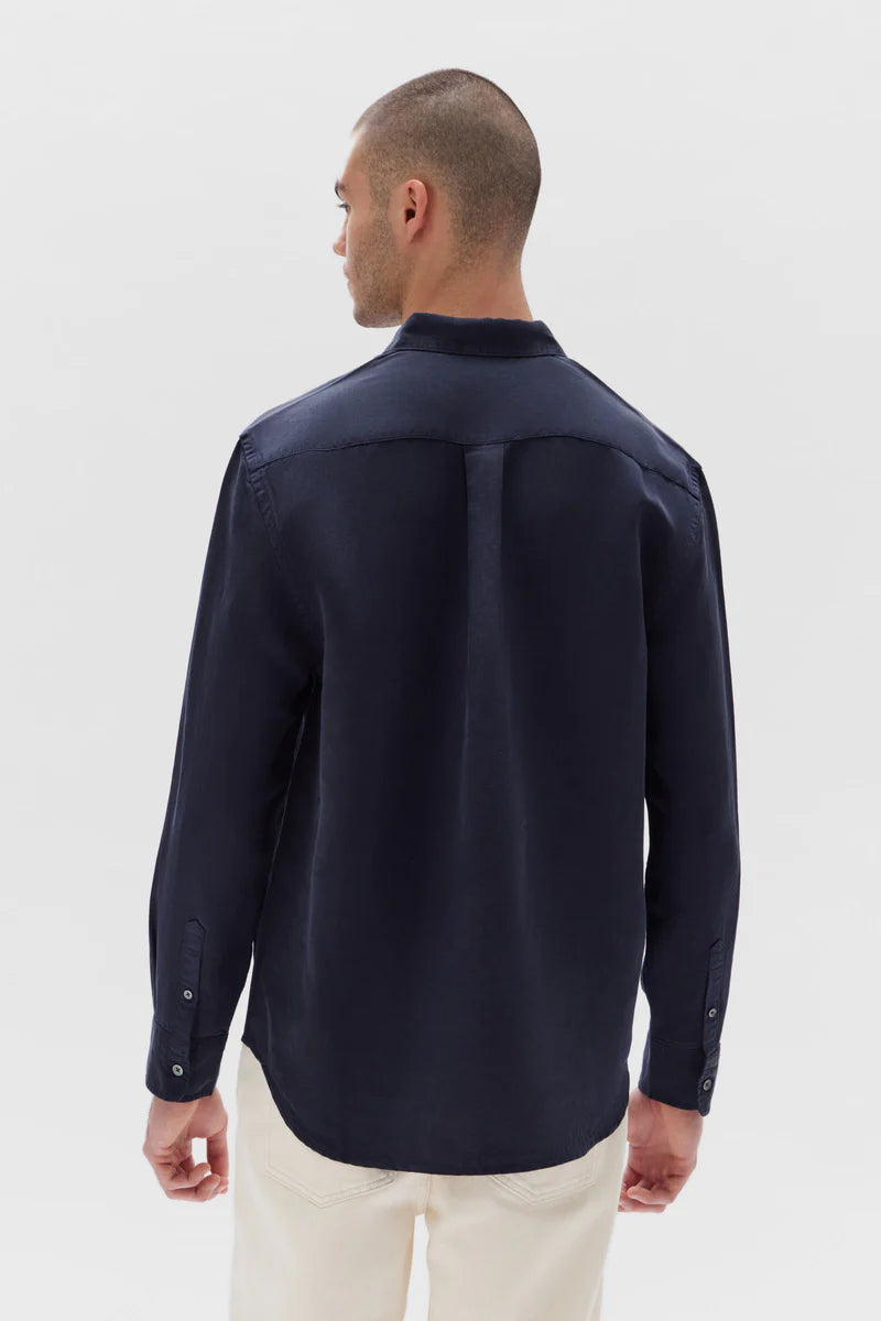Rosco Long Sleeve Shirt | Navy