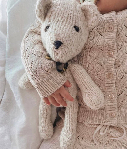 Organic Knit Toy / Alfred the Bear
