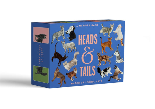 Heads & Tails Cat Memory Cards
