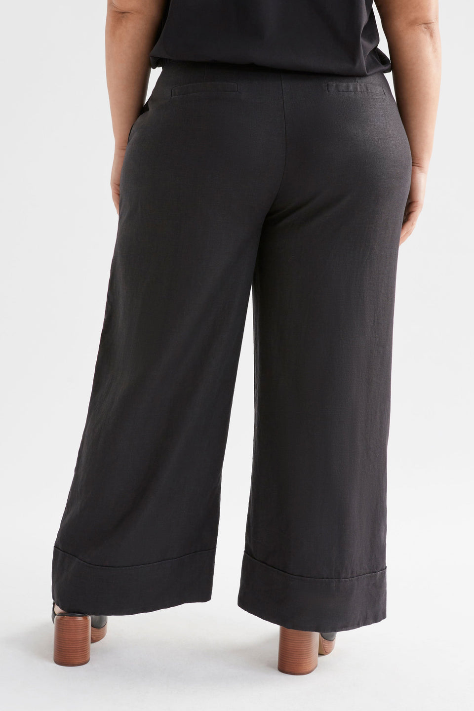 Anneli Linen Pant / Black