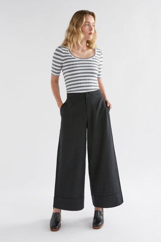 Anneli Linen Pant / Black
