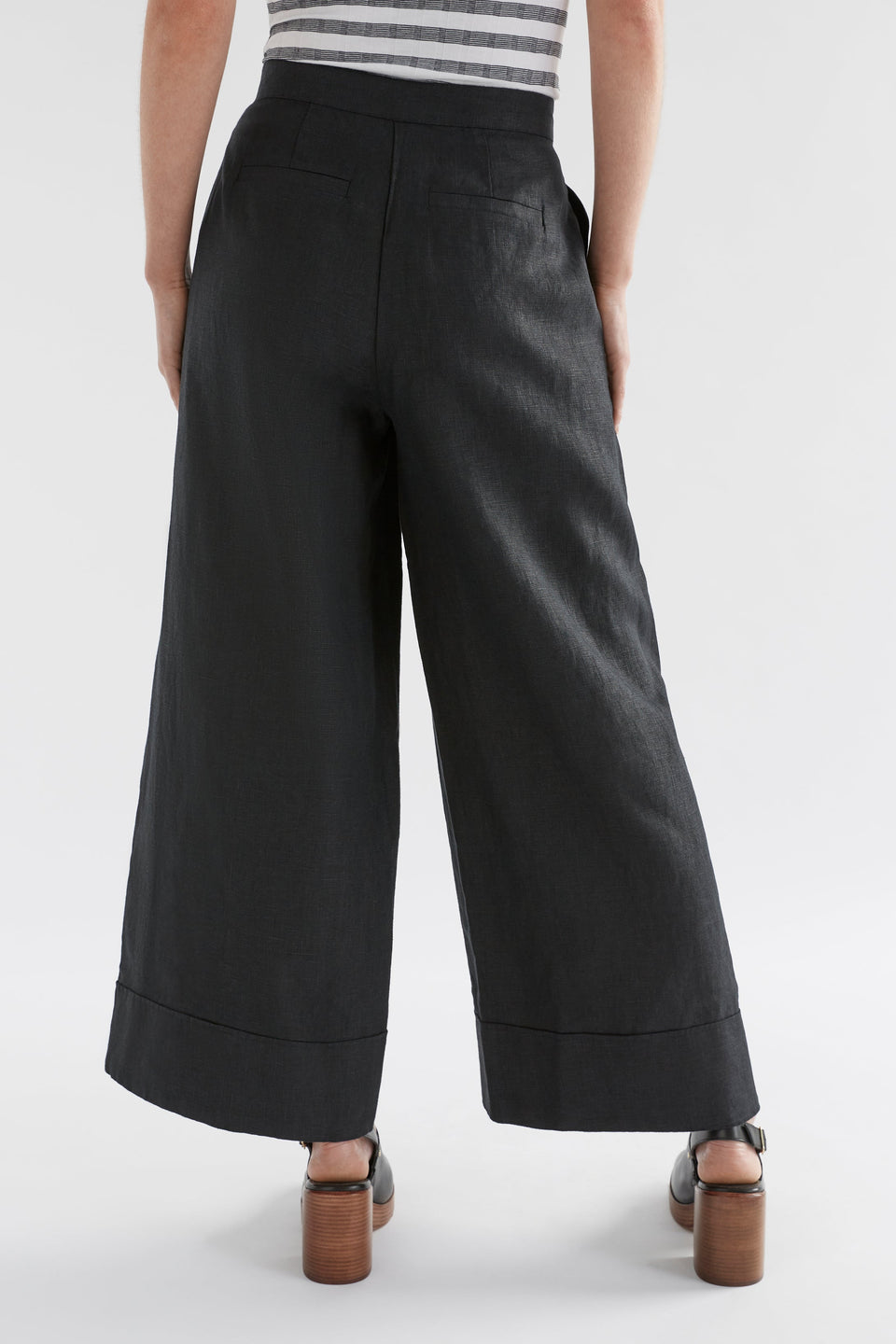 Anneli Linen Pant / Black