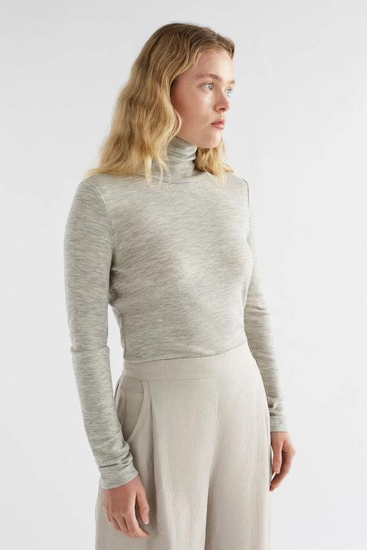 Merino Long Sleeve Skivvy | Grey