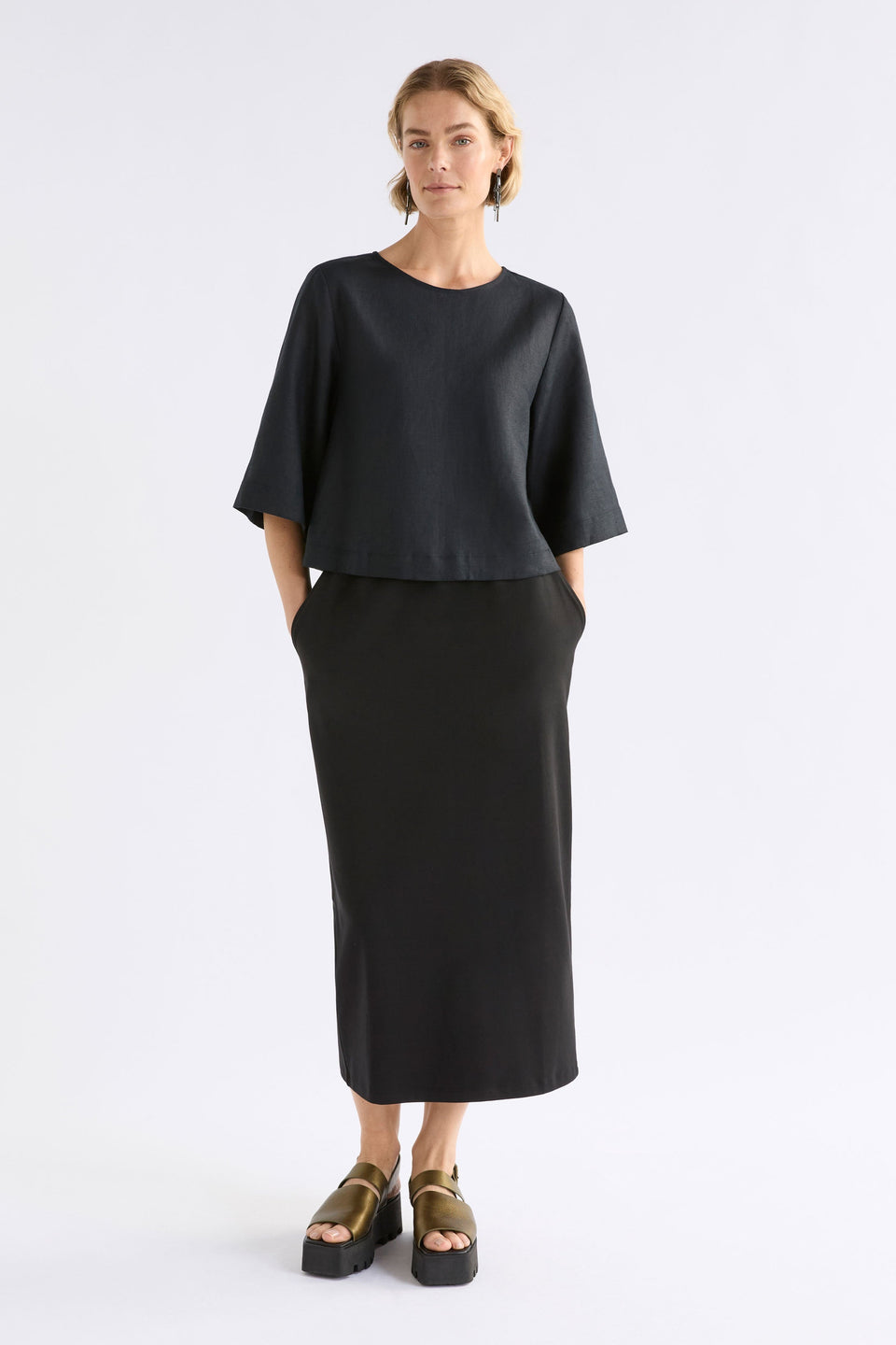 Llinen Top / Black
