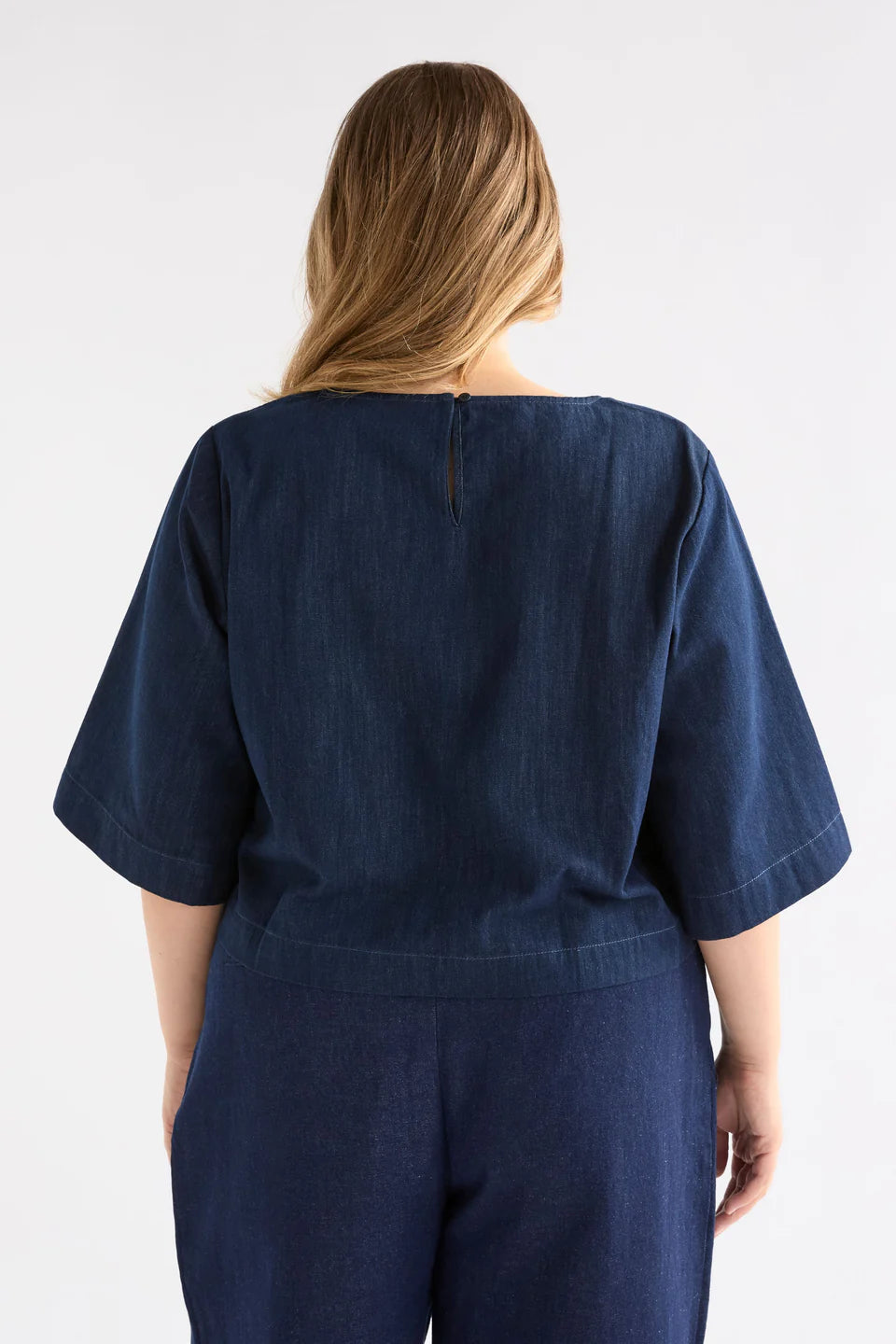 Dennem Top / Dark Blue Rinse