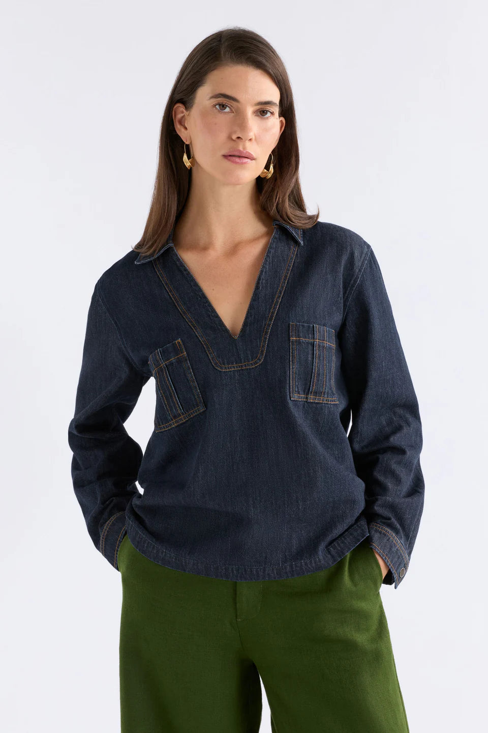 Valor Top / Mid Blue Denim