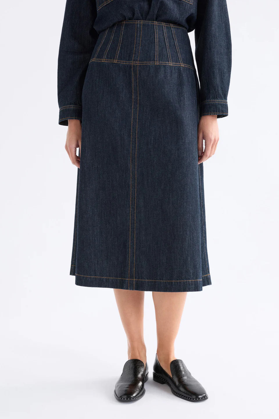 Valor Skirt / Mid Blue Denim