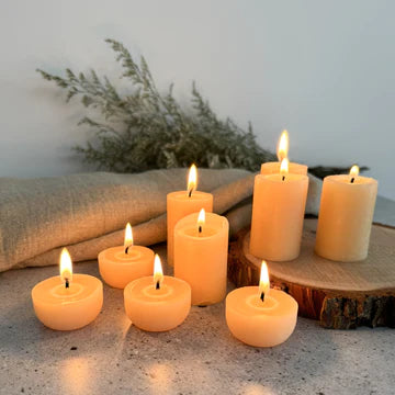 Beeswax Tealight Candle | 4 Pack