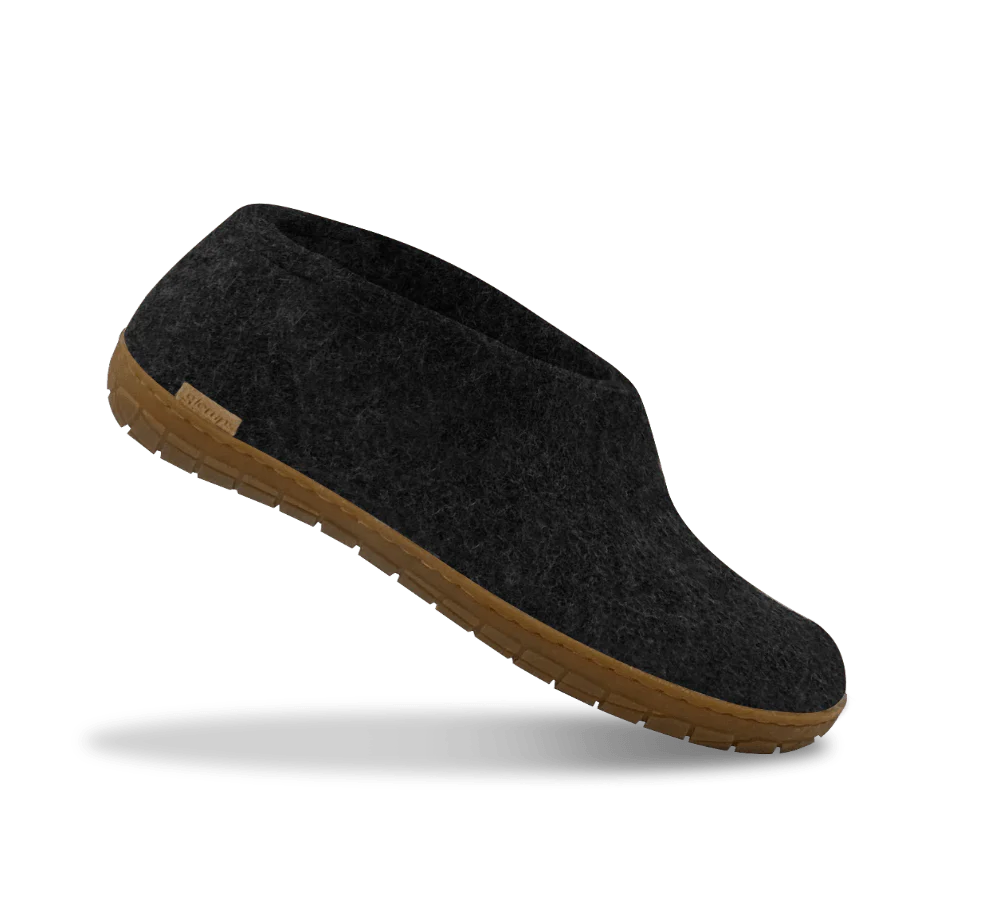 Honey Rubber Shoe / Charcoal