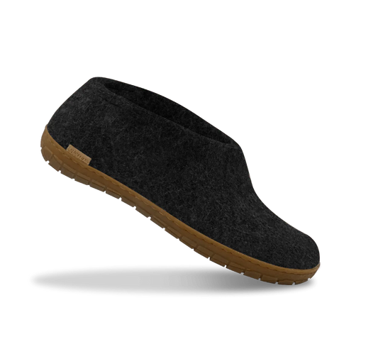 Honey Rubber Shoe / Charcoal