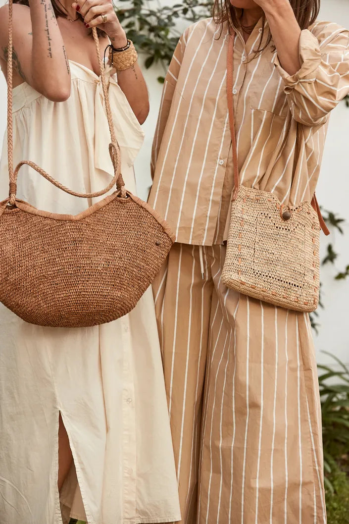 Aina M Raffia Bag