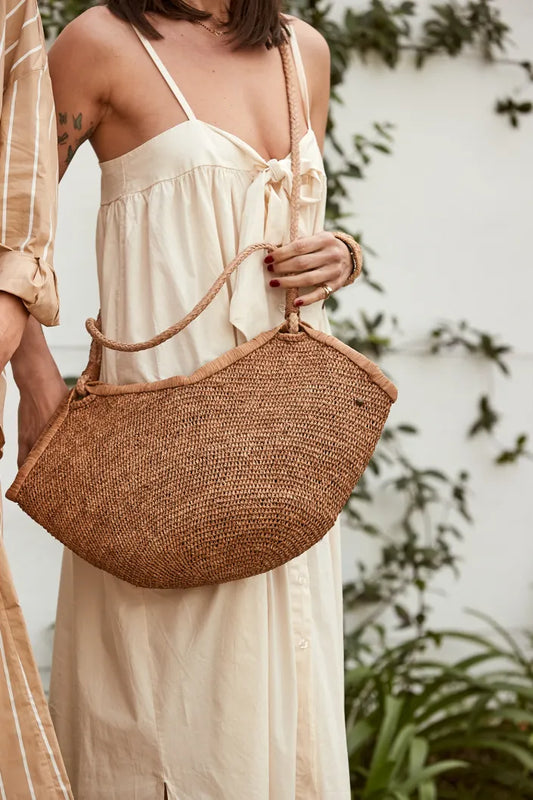 Aina M Raffia Bag