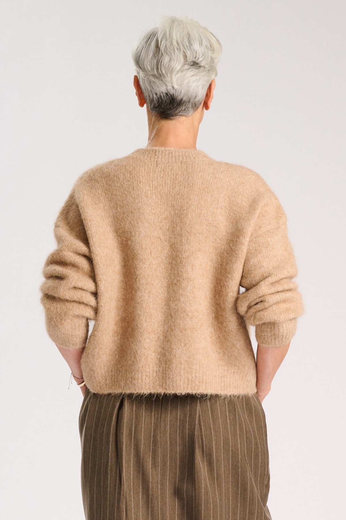 Aspen Knit Sweater | Beige Alpaca