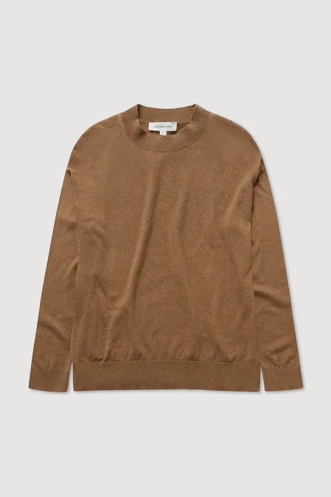 Cashmere Sweater / Cotton - Fawn