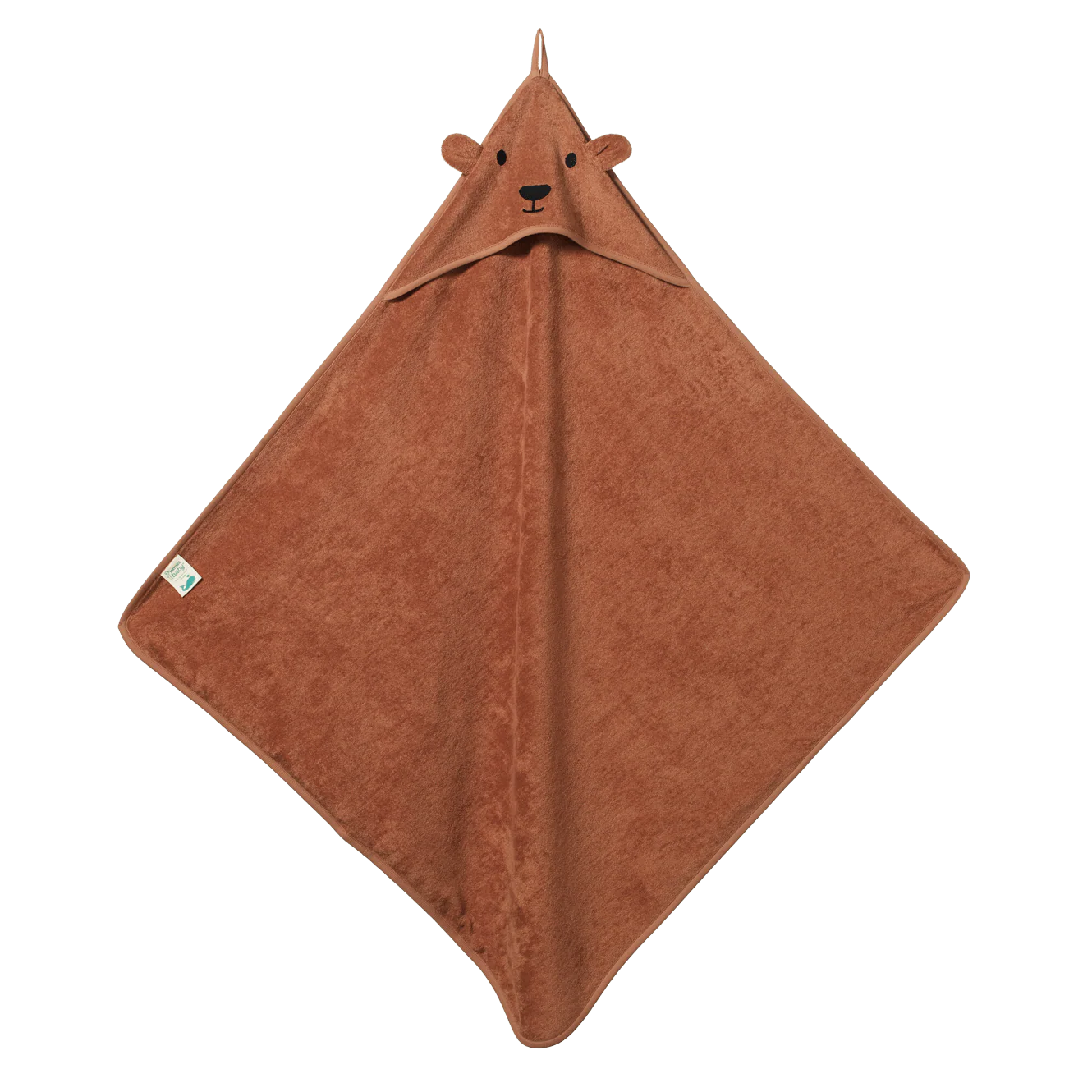 Bear Hooded Towel / Hazelnut
