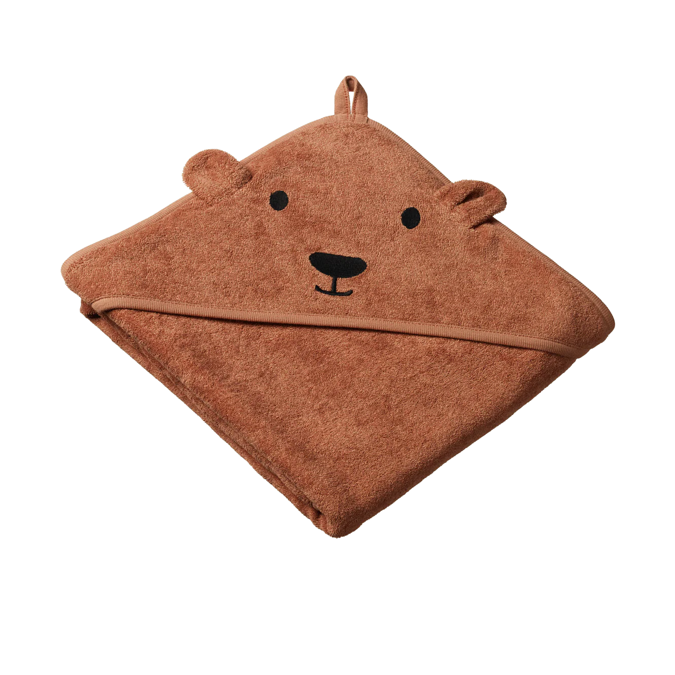 Bear Hooded Towel / Hazelnut