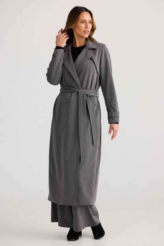 Queens Coat | Graphite