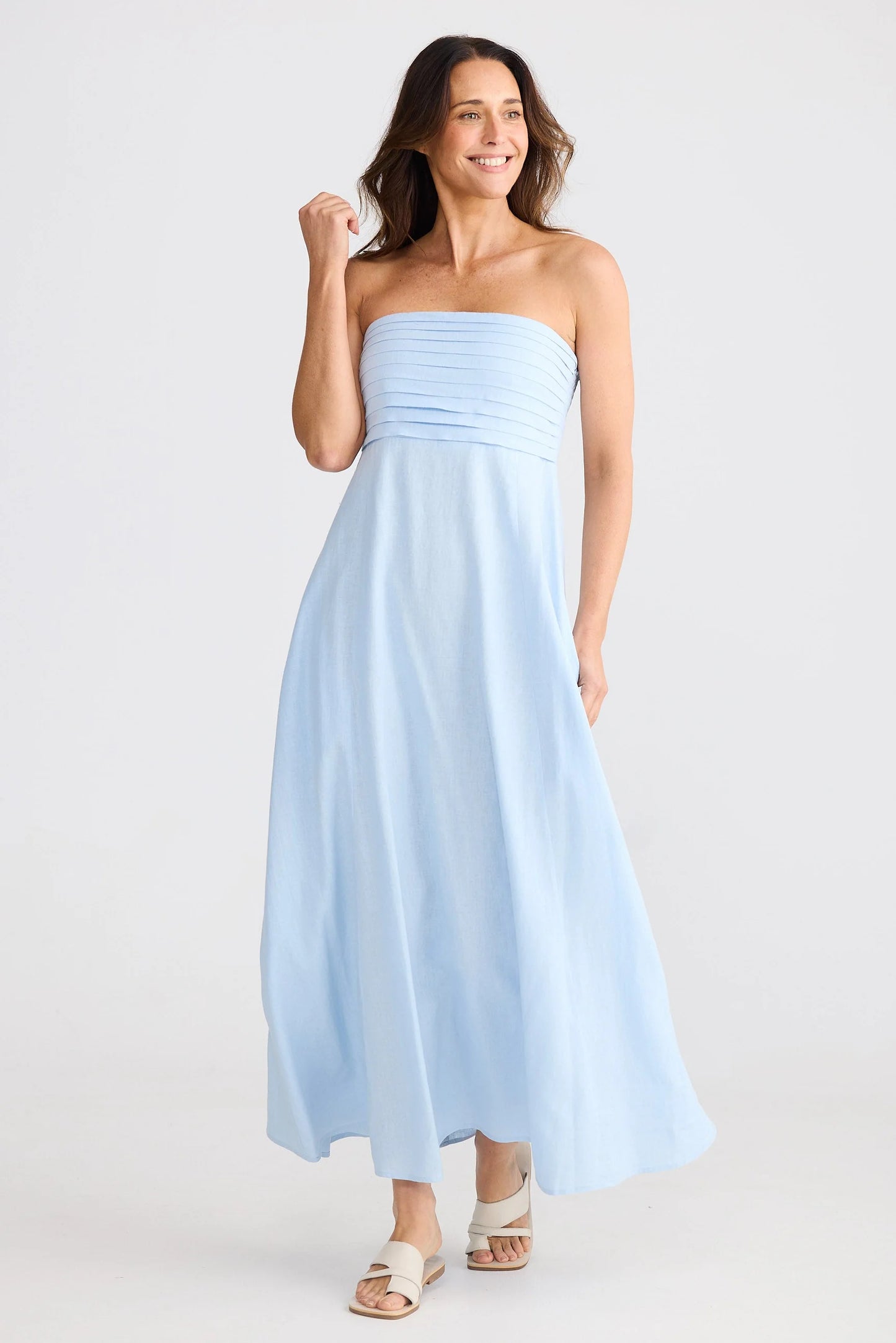 Adele Dress / Sky Blue