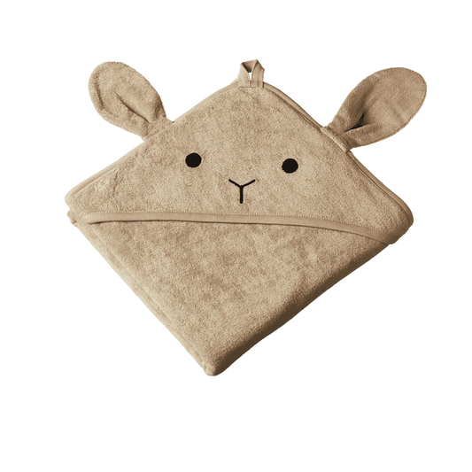 Bunny Hooded Towel / Nougat