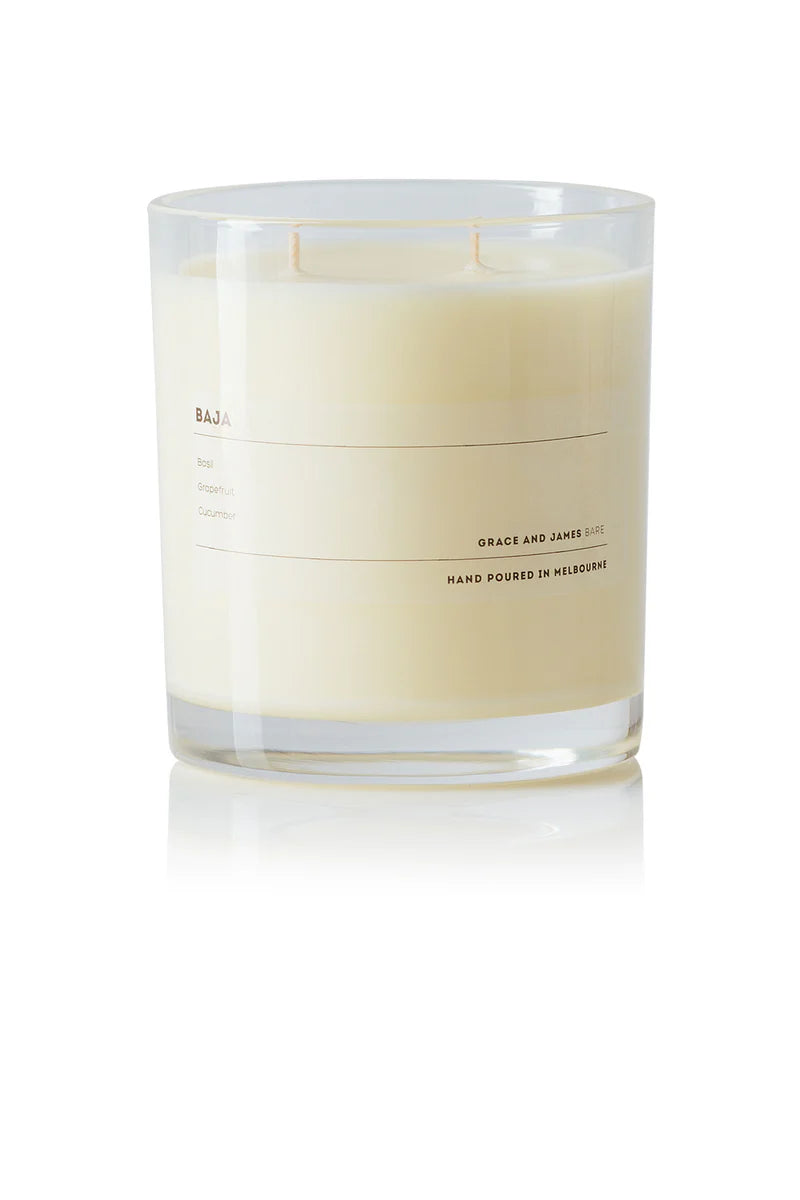 Baja Candle | Basil Grapefruit Cucumber