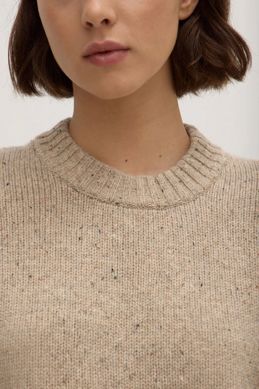 Beau Merino Wool Knit | Stone Marle
