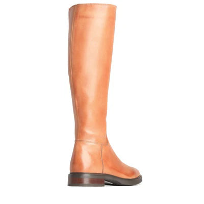 Blanche Long Saddle Boot | Brandy