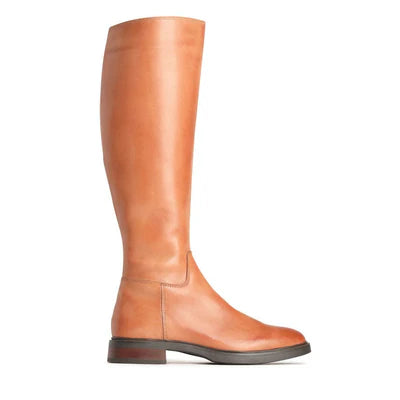 Blanche Long Saddle Boot | Brandy
