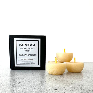 Beeswax Tealight Candle | 4 Pack