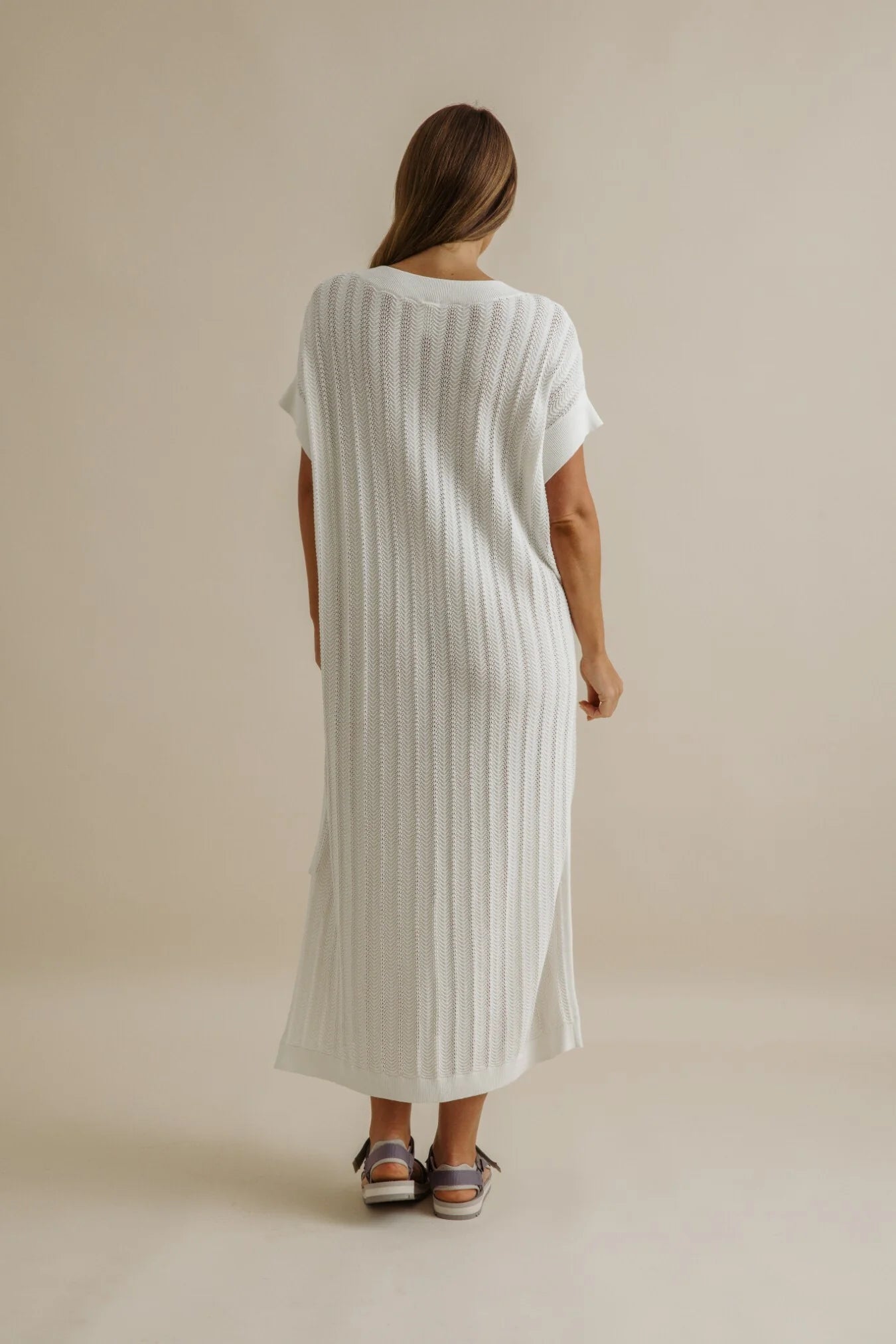 Coda Pointelle Dress / Milk