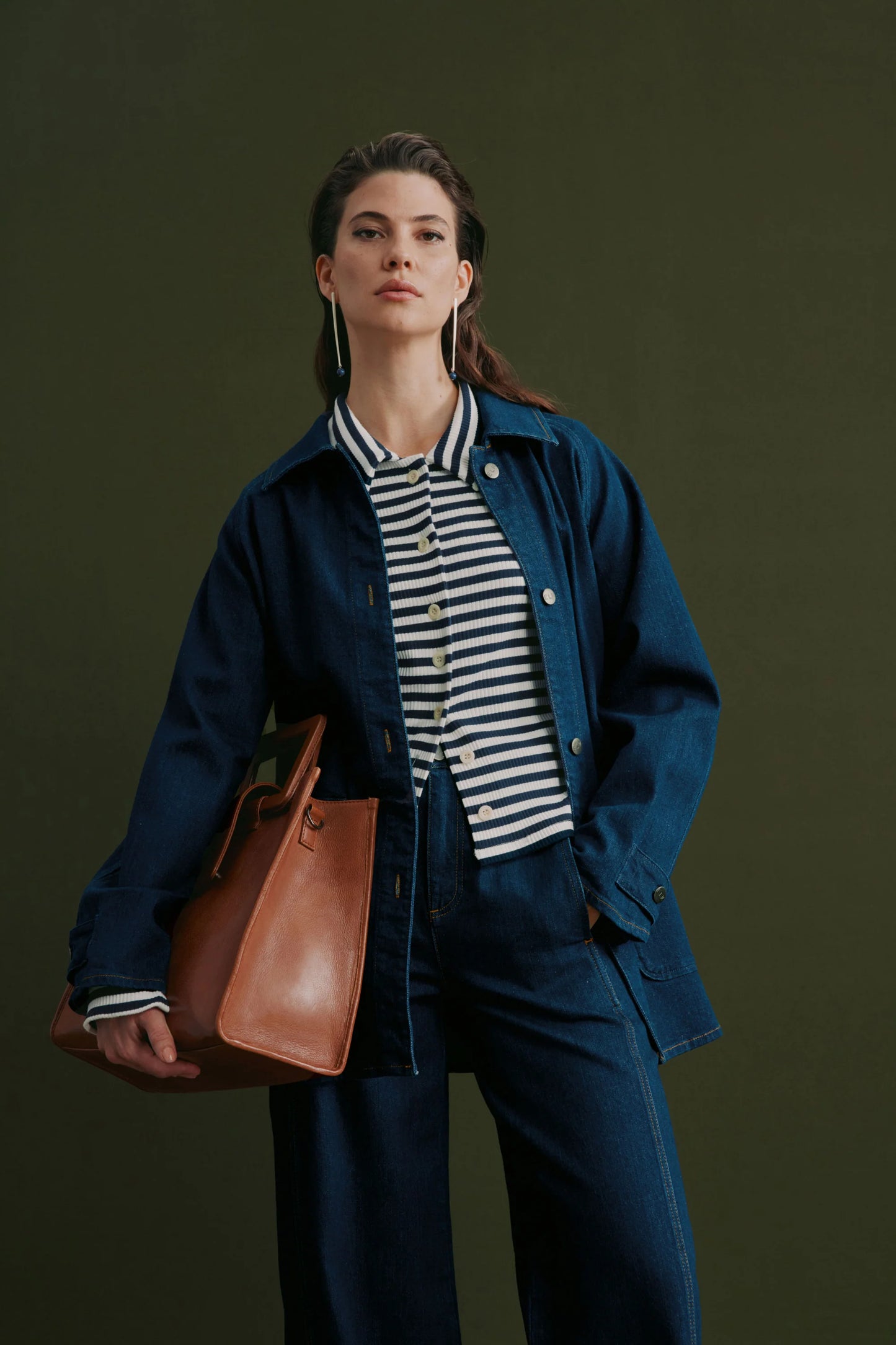 Myes Denim Jacket | Dark Blue Wash