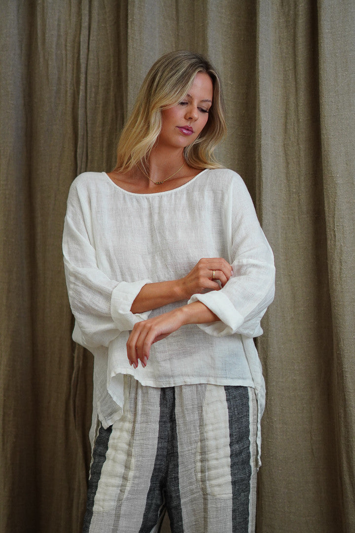 Valentina Top / White Combo