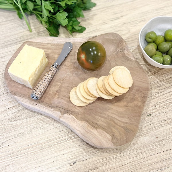 Attic Teak Timber Serve Board