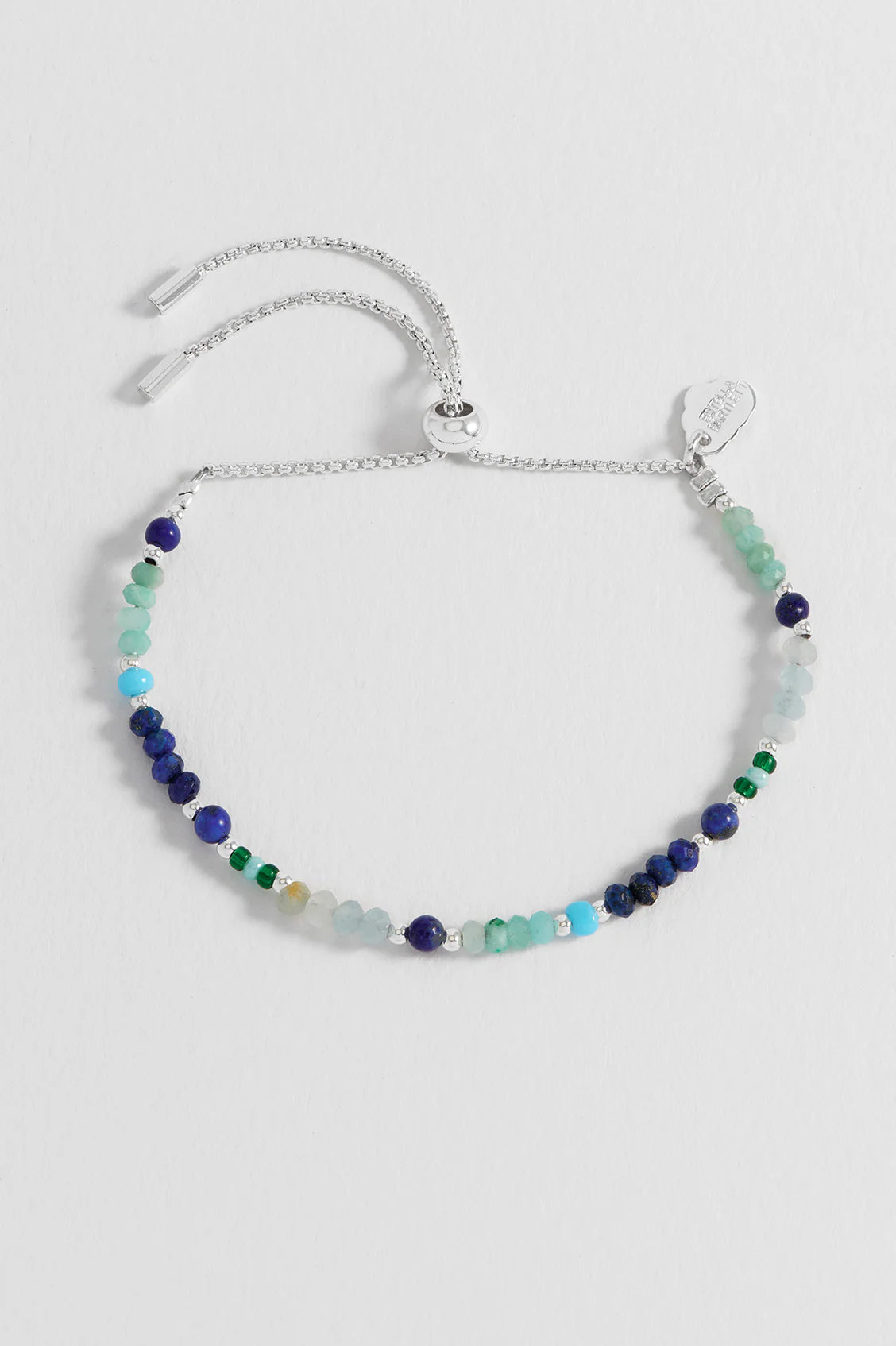 Mixed Mini Bead Bracelet / Blue