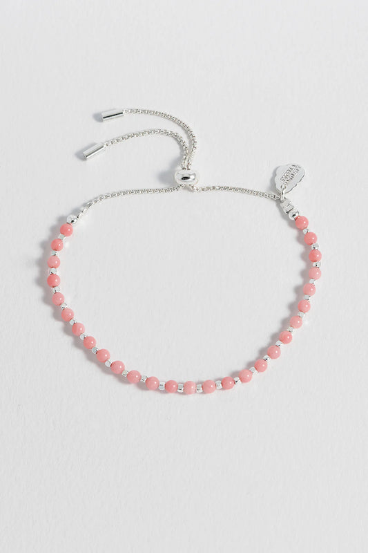 Amelia Bracelet / Coral Agate