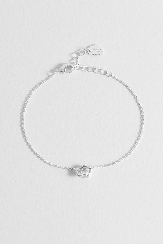 Silver Flower Bracelet