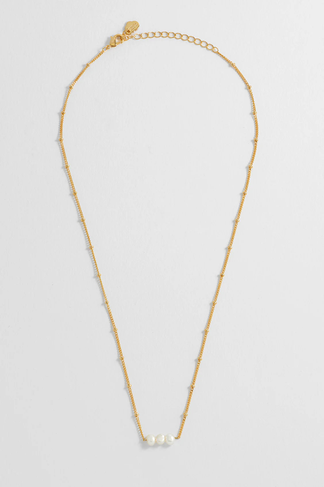 Beaded Chain & Pearl Necklace