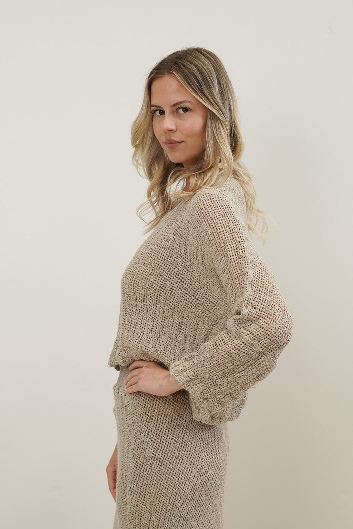 Elena Crop Top / Natural