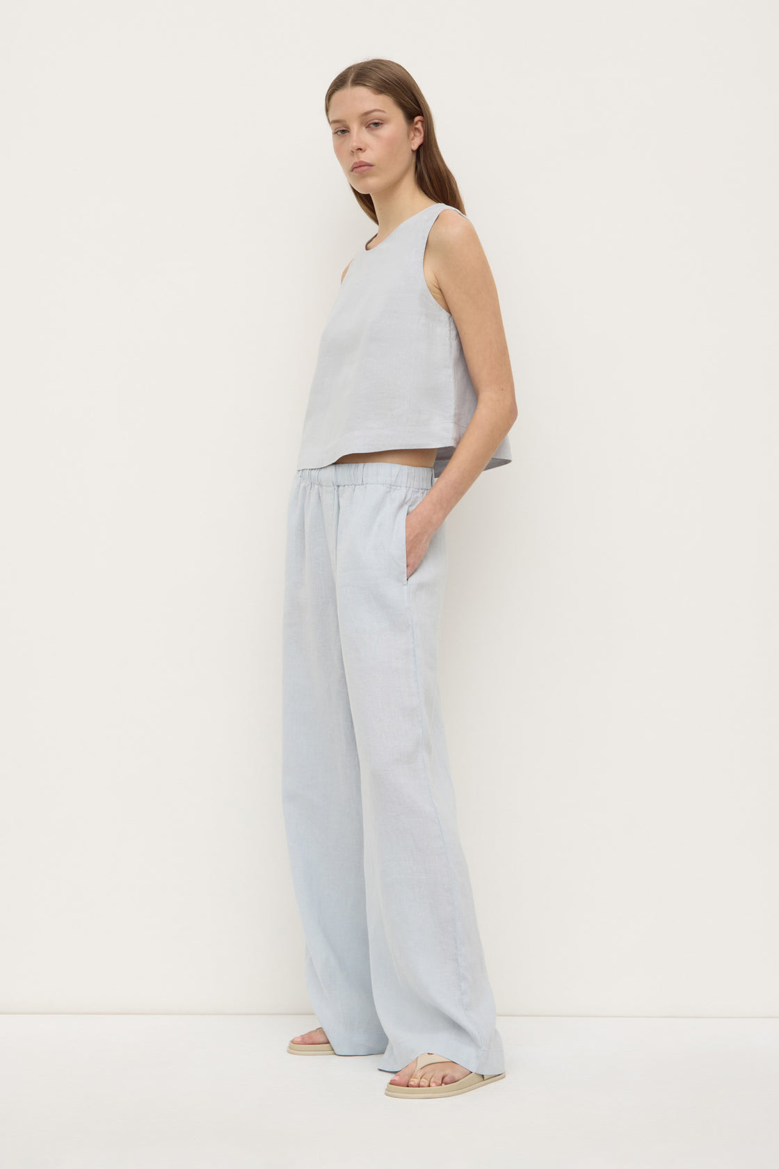 Everyday / Linen Pants - Cloud