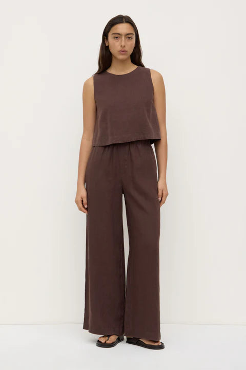 Everyday / Linen Pants - Ganache