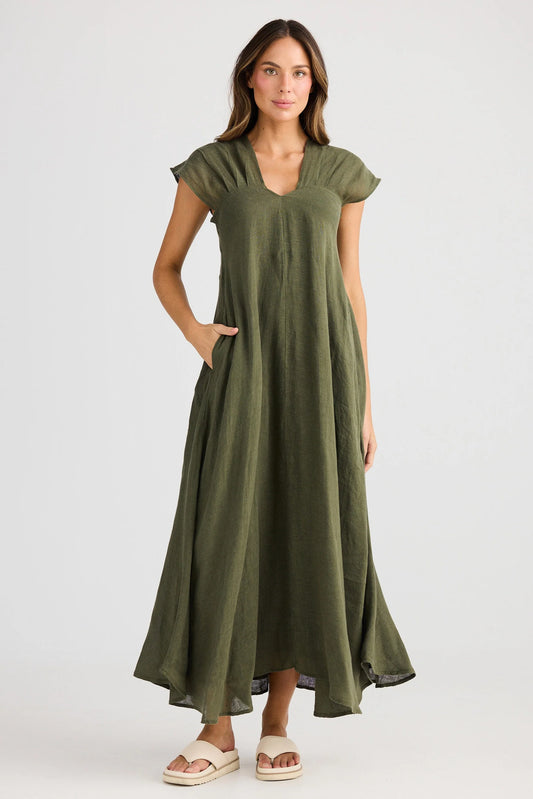 Sail Away Dress / Olive